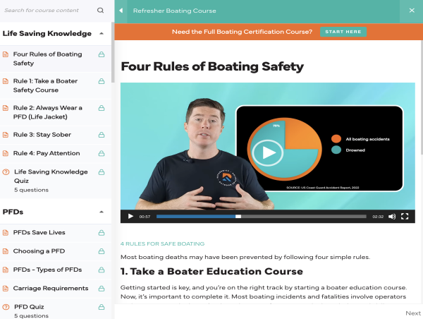  Recademics Launches FREE Online Boating Safety Refresher Course to Keep Boaters and Passengers Safe on the Water 