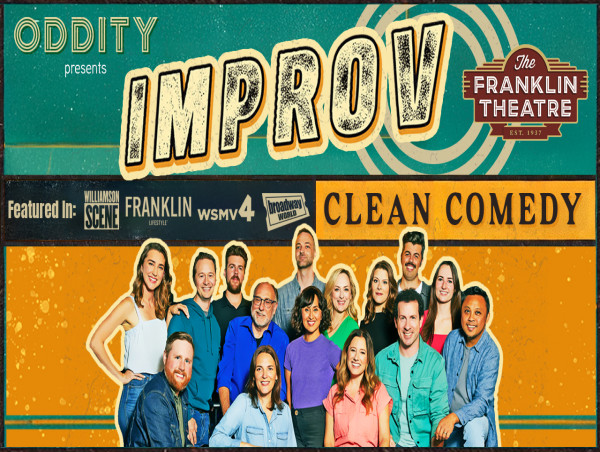  Oddity Improv Takes the Historic Franklin Theatre Stage for Three Exclusive Performances 