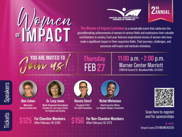  Women Leaders Take the Stage at the Greater San Fernando Valley Chamber’s Women of Impact Luncheon 