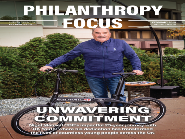 The European Magazine releases its Philanthropy Focus Supplement, featuring Nigel Mansell CBE's dedication to UK Youth