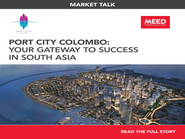  MEED Market Talk: Port City Colombo - The Gateway to Success in South Asia 