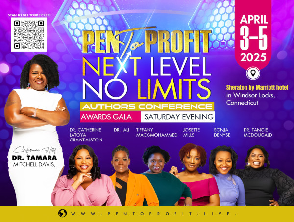  Dr. Tamara Mitchell-Davis Hosts the Pen To Profit: Next Level No Limits Authors Conference in Windsor Locks, CT 