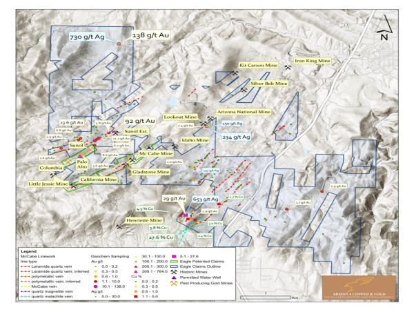  Arizona Copper and Gold Enters Purchase Agreement to Acquire the Past-Producing McCabe Gold Mine 