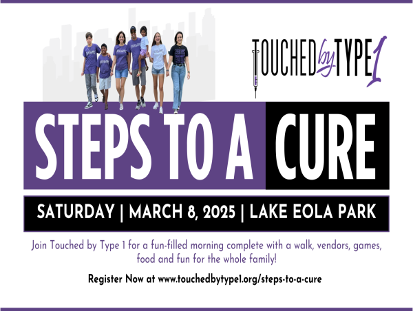  Join Us for Steps to a Cure: A Walk for Type 1 Diabetes Awareness 