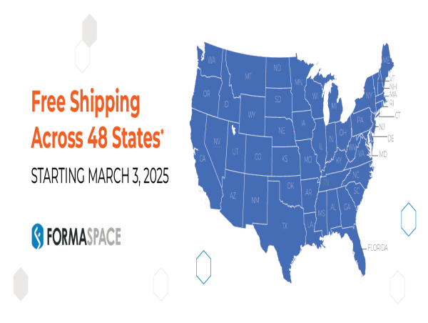  Formaspace Introduces Free Shipping Across the Contiguous 48 States 