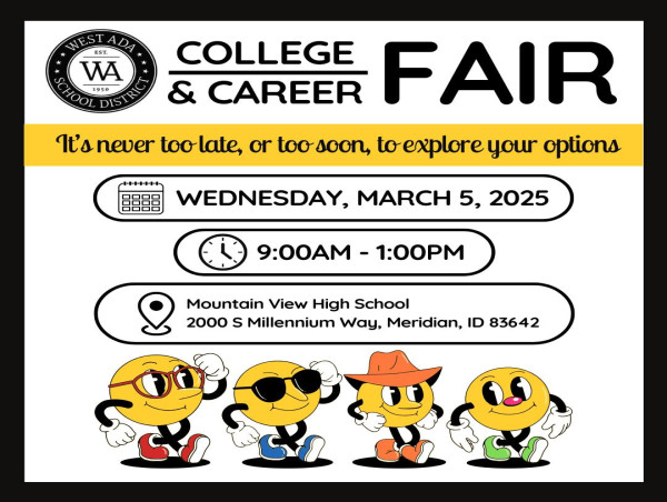  West Ada School District to Host 4th Annual College & Career Fair 