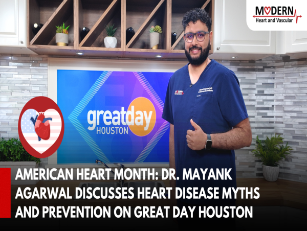  American Heart Month: Dr. Mayank Agarwal Discusses Heart Disease Myths and Prevention on Great Day Houston 