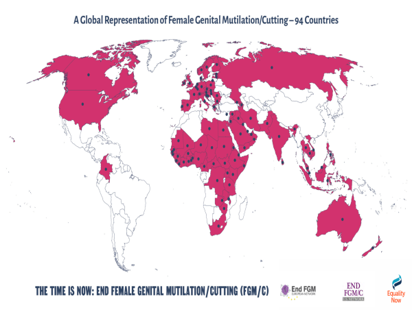 Nuevo informe revela que la mutilación genital femenina está presente en 94 países