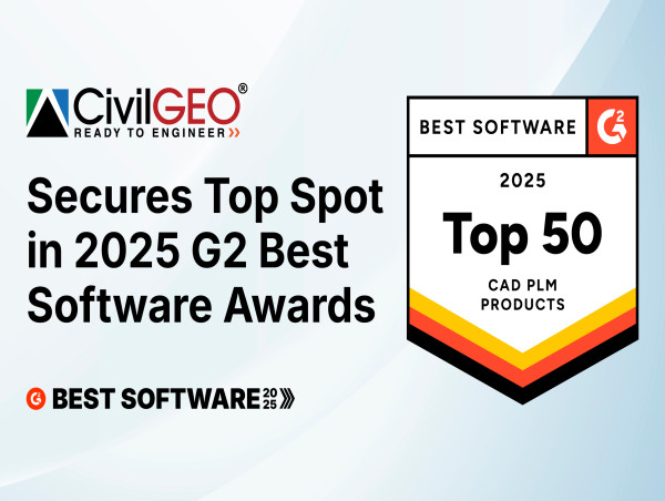  CivilGEO Secures Top Spot in 2025 G2 Best Software Awards 