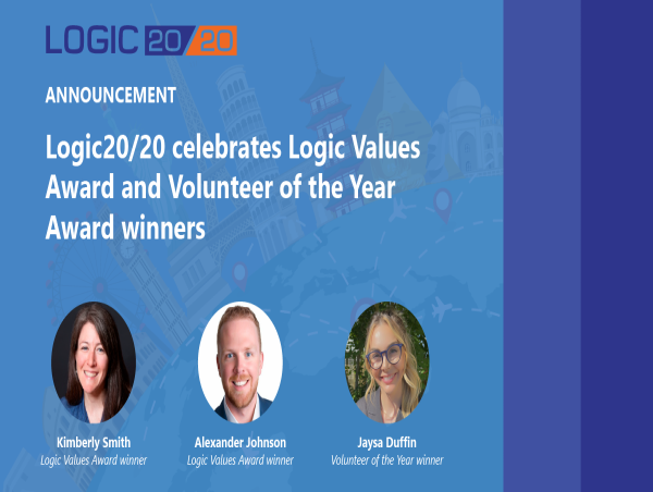 Logic20/20 celebrates Logic Values Award and Volunteer of the Year Award winners