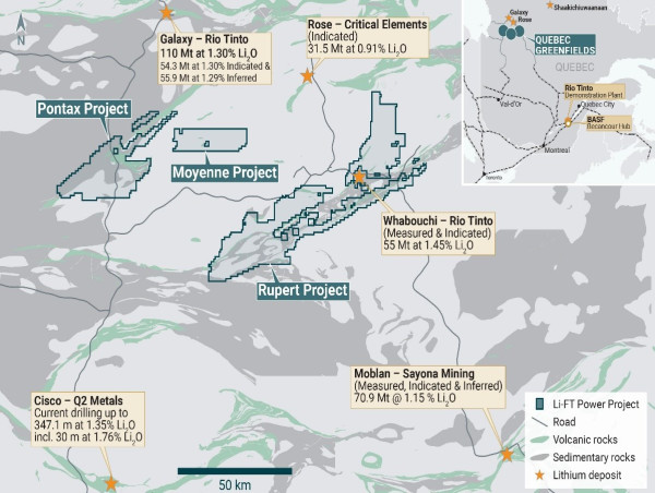  LIFT Prepares for Initial Diamond Drill Program at the 25 km Long Spodumene Anomaly at the Pontax Project, Quebec 