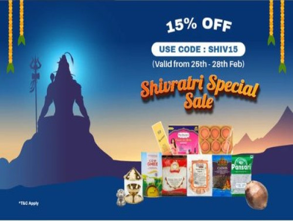  Dookan Announces Maha Shivratri Offer on Pooja Item and Groceries in Europe 