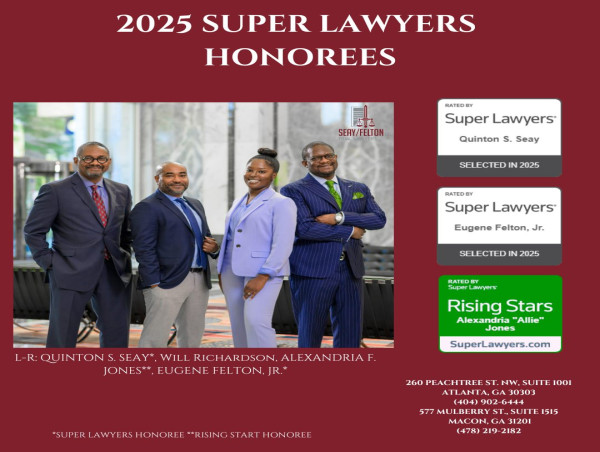  Seay/Felton LLC Trial Lawyers Recognized in 2025 Edition of Super Lawyers 