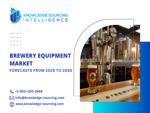  Brewery Equipment Market estimated to reach US$31.399 billion by 2030 at a CAGR of 8.76% 