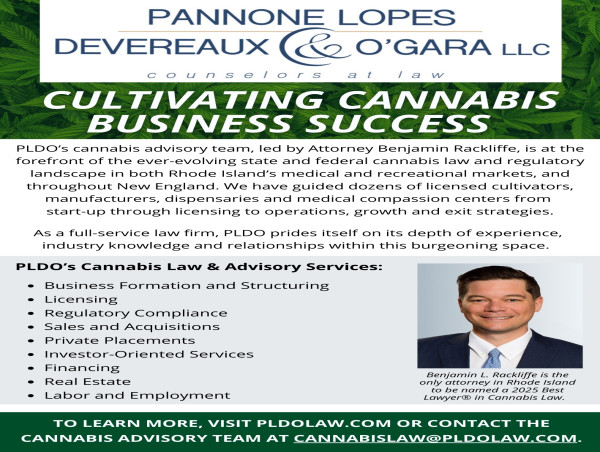  Pannone Lopes Devereaux & O’Gara Sponsors Providence Business News’ 2025 Business of Cannabis Summit 