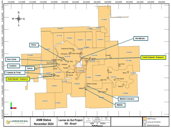  Lavras Gold Corp. Intersects 1.8 g/t Gold over 123 Metres at Butiá Gold Deposit, LDS Project, Southern Brazil & Provides an Exploration Update 