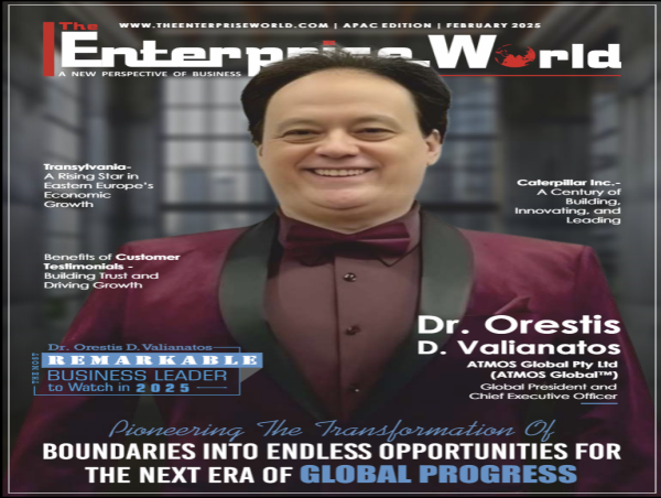  Dr. Orestis D. Valianatos Featured as 'The Most Remarkable Business Leader to Watch in 2025' by The Enterprise World 