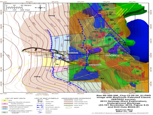  Bayhorse Silver Extends Bayhorse Breccia Zone From 90 M (300ft) Downhole to 318 M (1050 ft) Reports Anomalous Copper-Zinc Assay Results From The First 115 M Of The Breccia Zone, And Preliminary IP Results 