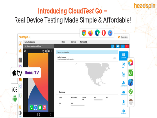  HeadSpin Launches ‘CloudTest Go’: Essential Testing for Digital Enterprises 