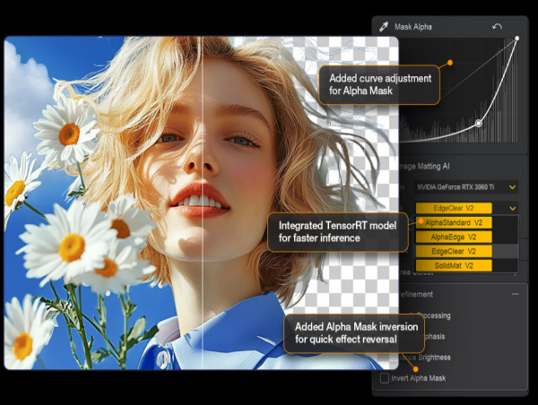 Aiarty Image Matting V2.5 Big Release: Upgraded AI Inference Speed and Masking for Seamless Background Removal