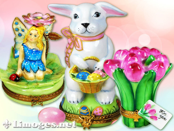 Spring Is in Full Bloom with the New Spring and Easter Limoges Box Collection at Limoges.net