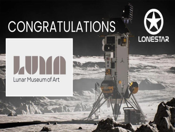 SUCCESSFUL LANDING OF THE LUNAR MUSEUM OF ART ON THE MOON
