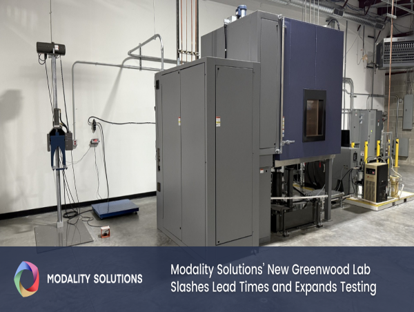  Modality Solutions’ New Greenwood Lab Slashes Lead Times and Expands Testing 