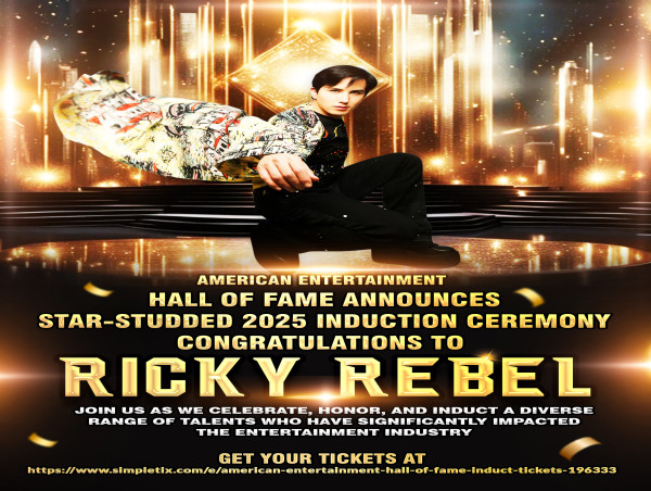  American Entertainment Hall of Fame Announces Star-Studded 2025 Induction Ceremony Honoring Ricky Rebel 