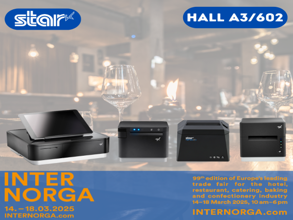 Star Micronics präsentiert auf der Internorga 2025 einen neuen POS-Drucker mit erstklassiger Konnektivität
