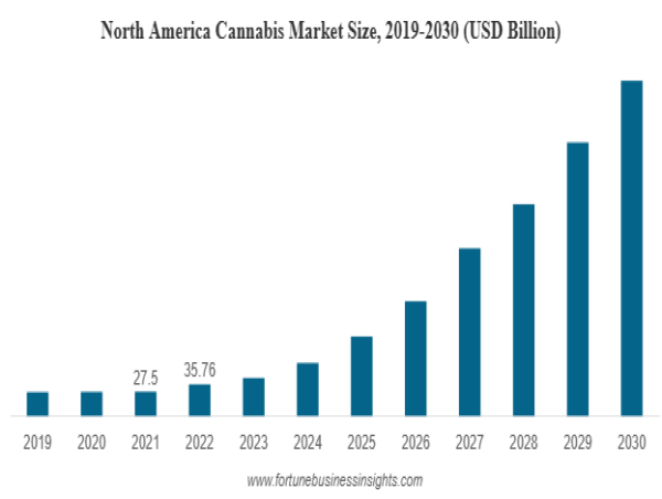  Global Cannabis Market to Soar to $444.34 Billion by 2030 at 34.03% CAGR | Key Trends & Insights 