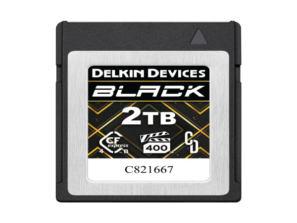 Delkin Devices Adds VPG400 to BLACK CFexpress 4.0 Line, Offering Industry-Leading Warranty and Standard Capacities