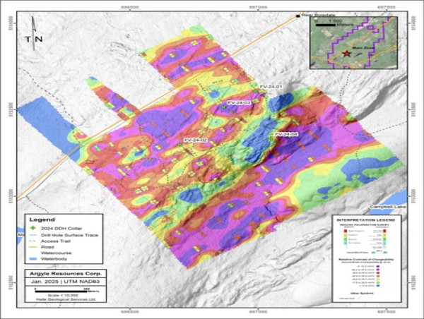  Argyle Resources Announces Exploration Results and Filing of Updated Technical Report for the Frenchvale Graphite Property, Nova Scotia 