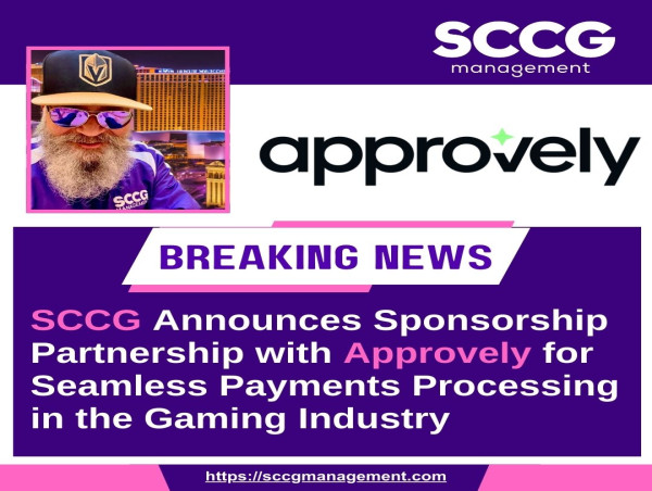 SCCG Announces Sponsorship Partnership with Approvely for Seamless Payments Processing in the Gaming Industry