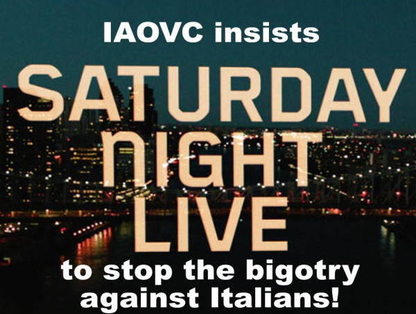  Italian American One Voice Coalition Raps Saturday Night Live for Pattern of Bigoted Italian Slurs 