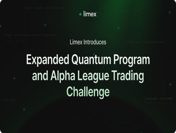  Limex Introduces Expanded Quantum Program and Alpha League Trading Challenge 