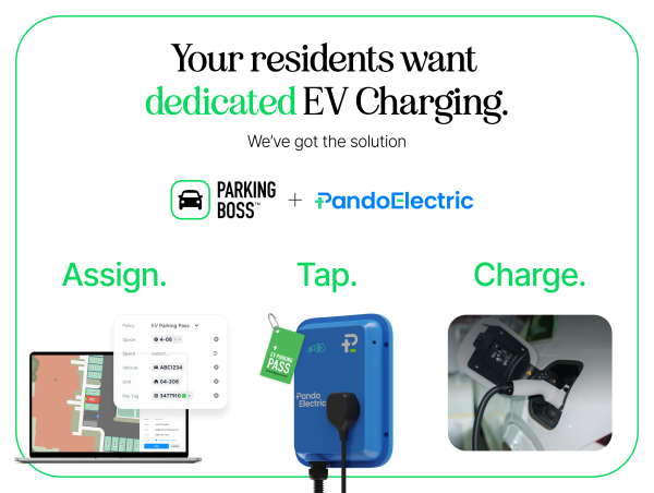  Parking Boss and Pando Electric Announce Game-Changing Partnership for Multifamily Communities and HOAs 