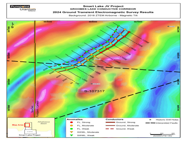  Purepoint Uranium Commences Initial Drill Program Along Groomes Lake Conductive Corridor, Smart Lake JV Project 