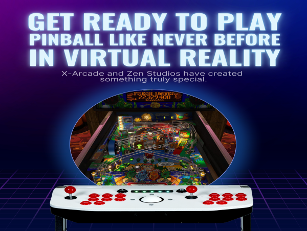  X-Arcade and Zen Studios Join Forces to Redefine Arcade & Pinball in VR 