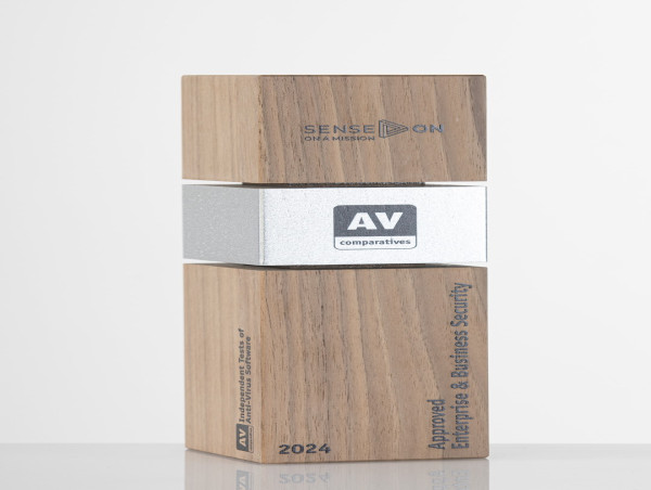 AV-Comparatives Awards 2024 for SenseOn