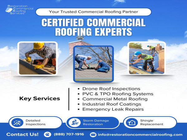  Restoration Commercial Roofing Services Launches as a Premier Commercial Roofing Contractor in Alabama 