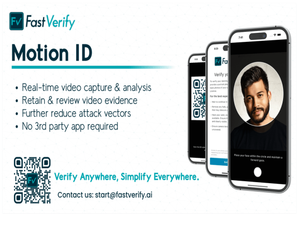 Fast Verify Releases Motion ID - New Real-time Video Verification Feature