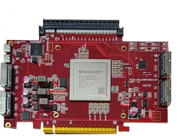  Serial Cables First to Market With New Gen6 Host Interface Board with Broadcom PEX-90144-A0 Atlas III Switch Chip 