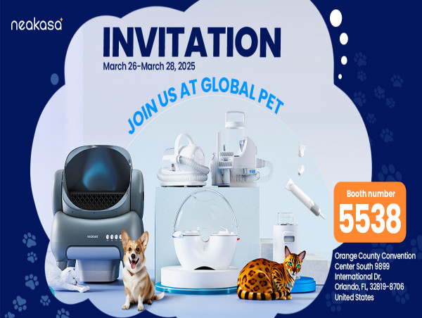 Neakasa Unveils New Smart Pet Innovations at Global Pet Expo 2025