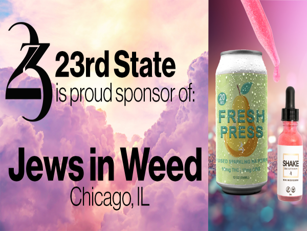  23rd State Named Official Infused Beverage Sponsor for Jews in Weed in Chicago, IL 
