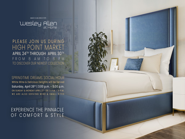 Wesley Allen's Springtime Dreams Event will feature two celebrity designer guest hosts