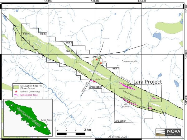Nova Pacific Metals to Commence 8,500-Metre Phase 1 Drill Program at Lara VMS Project