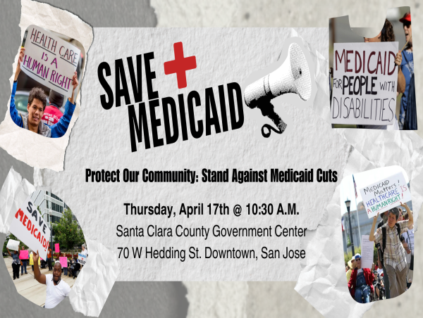 Elected Officials and Silicon Valley Nonprofits Hold 'Save Medicaid' Rally to Fight Impending Budget Cuts