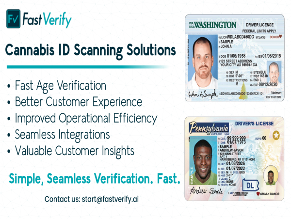  Fast Verify Launches Advanced ID Scanning Services for the Cannabis Industry 