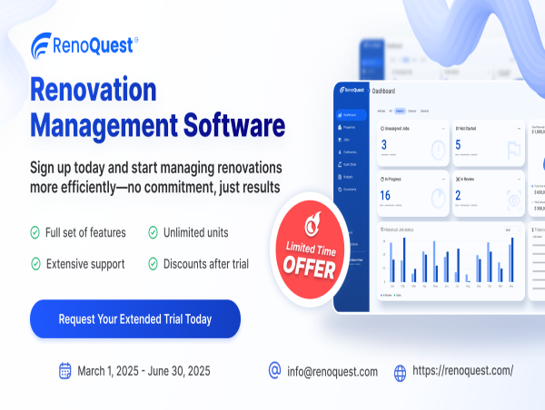  RenoQuest Launches Budget Management Tool to Help Renovation Pros Track Every Dollar 