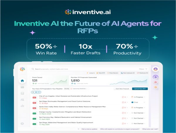 Inventive AI Launches AI RFP Agent to Revolutionize RFP Teams, Enabling 90% Faster Responses and 50% Higher Win Rates